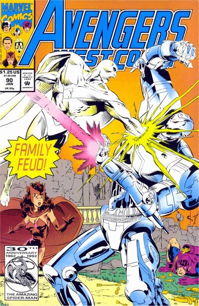 Avengers West Coast 1989 #90 Direct ed. - back issue