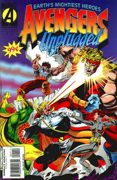 Avengers Unplugged 1995 #1 Direct Edition - back issue