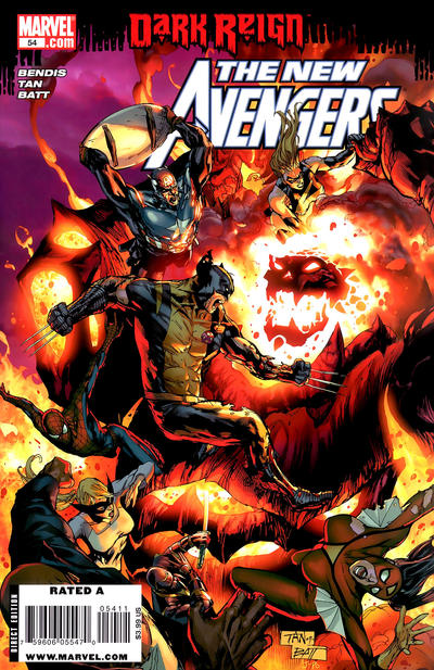 New Avengers 2005 #54 Billy Tan Cover - back issue - $4.00