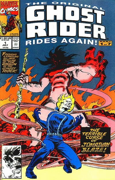 The Original Ghost Rider Rides Again 1991 #1 Direct ed. - back issue - $5.00