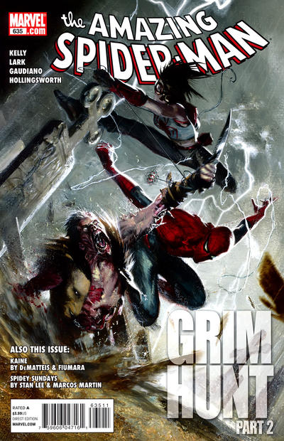 The Amazing Spider-Man 1999 #635 50/50 - Gabriele Dell'Otto Cover - back issue - $5.00
