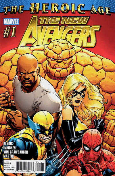 New Avengers 2010 #1 Standard Cover - back issue - $4.00