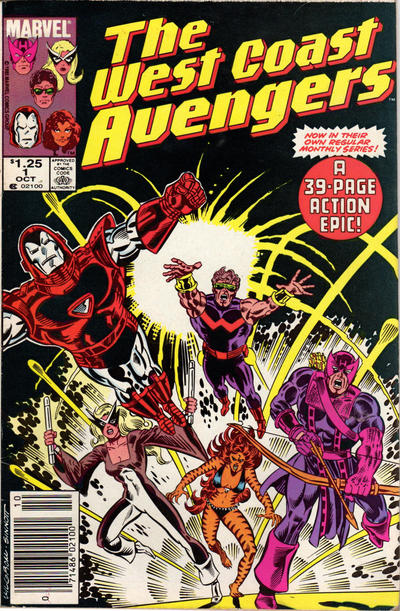 West Coast Avengers 1985 #1 Newsstand ed. - back issue - $10.00