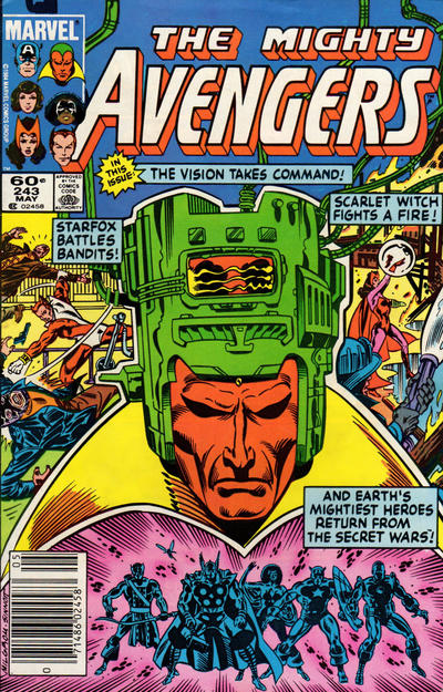 The Avengers 1963 #243 Newsstand ed. - back issue - $3.00