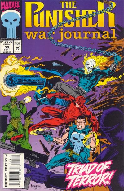 The Punisher War Journal 1988 #58 - back issue