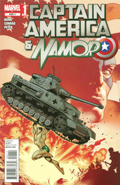 Captain America and Namor 2012 #635.1 - back issue - $3.00